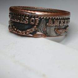 1921 United States Morgan Dollar Coin Ring 