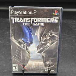 Transformers: The Game (Sony PlayStation 2, 2007) NO MANUAL