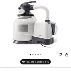 Index Clear Sand Filter For Above The Ground Pools