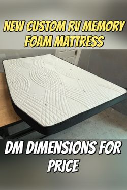 New Custom Rv Memory Foam Mattress