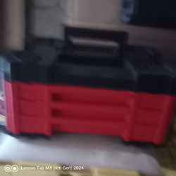 Craftsman 3 drawer tool case stackable.