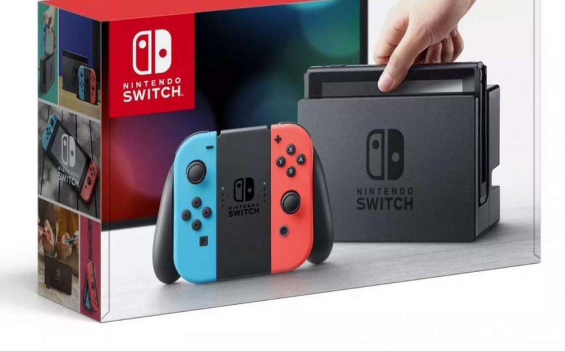 Nintendo Switch with Box and accessories