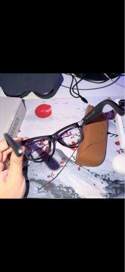 Ray Ban Meta Matte Wayfarer Large Gen 2 Clear Lenses