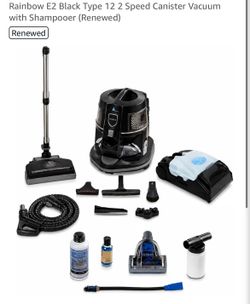 Like-New Rainbow SRX Vacuum System – Retail $1,000+ – Includes All Attachments & Manuals