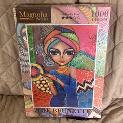Magnolia The Brunette Jigsaw Puzzle 