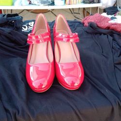 Red Heels / Zapatillas Tacón Grueso