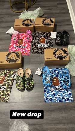 Bape X Crocs (All Sizes Men and Women) $120 Each