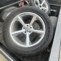 20” Rims Chevy 5x5 Bolt Pattern 