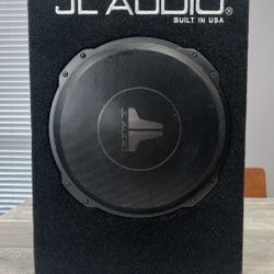 JL 12in Subwoofer With Enclosure 