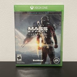 Mass Effect Andromeda Deluxe Edition Xbox One CIB Video Game 2017
