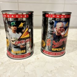 Sealed 1997 Pinnacle Baseball Cards In A Can