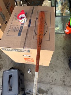 Vintage pro wood bat.
