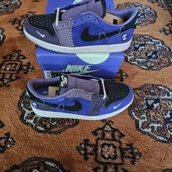 Zion Williamson X Air Jordan 1 Retro Low OG 'Voodoo Alternate'- DS Size 11 Men