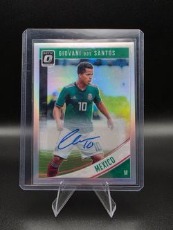 Giovani dos Santos Donruss Optic Auto Card