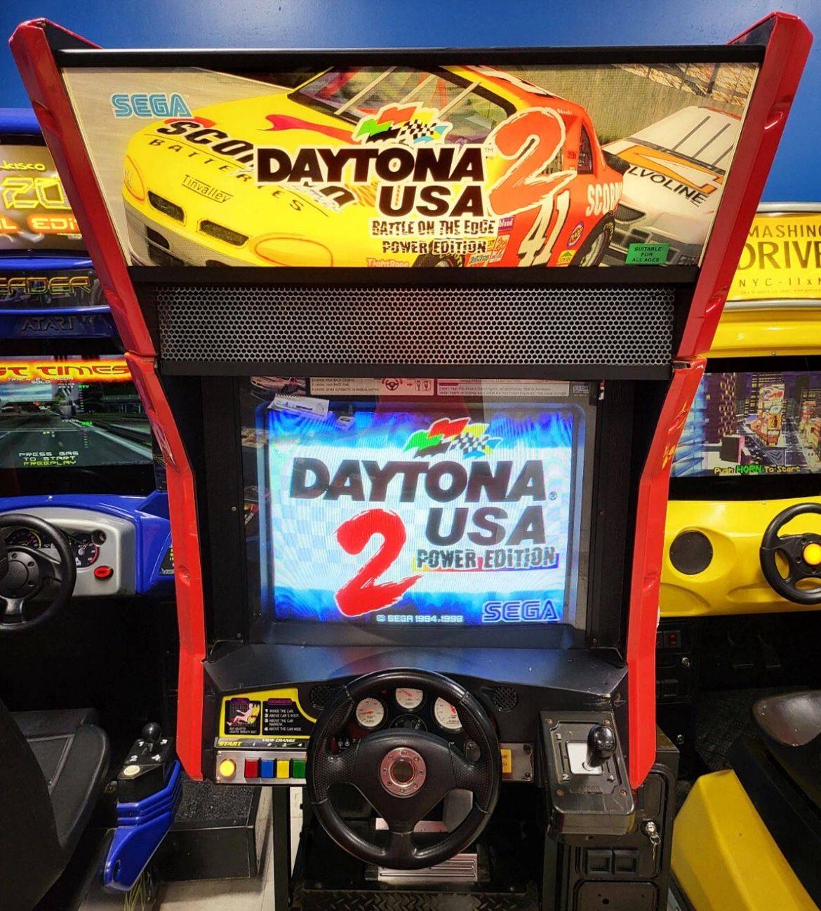 Daytona USA Race Car Arcade