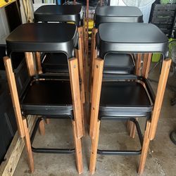 (X8) MAGIS STEELWOOD STOOL 