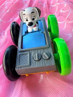 Disney 101 Dalmatians McDonald's Cruella De Vil & Puppy Toy Car Set 1996