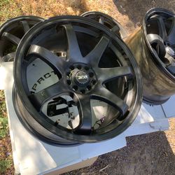 Xxr 551 18’ rim set (4) 18inch xxr racing rims 5x100 & 5x114.3