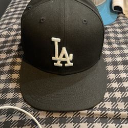 Black LA Dodger Hat
