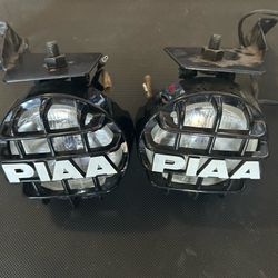Set Of PIAA Off-road Spot Lights With Brackets