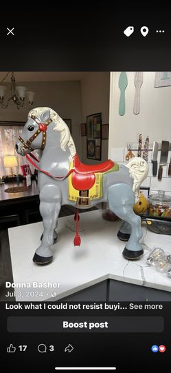 Vintage 1940s Mobi The Pedal Car Horse