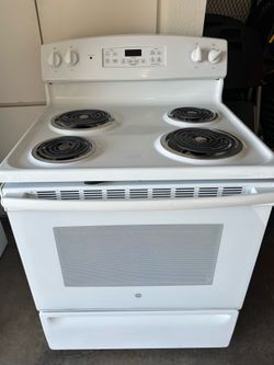 GE electric stove 30” (1 lonth warranty)