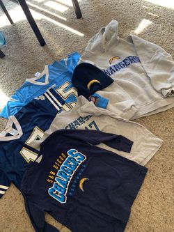 Lots of Chargers Kids Clothes!!!
