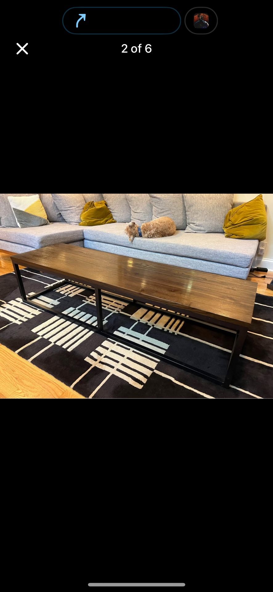 Modern Coffee Table - Bloomingdales / Hudson Park Collection