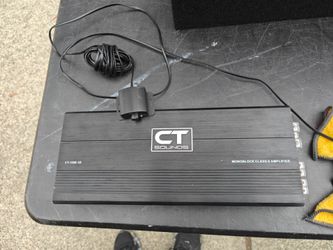 CT Sounds CT1500.1 sub amp