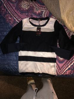 Black and white shirt