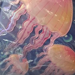 Loungefly Jellyfish Glow Light-Up Mini Backpack Purple Pink New With Tags