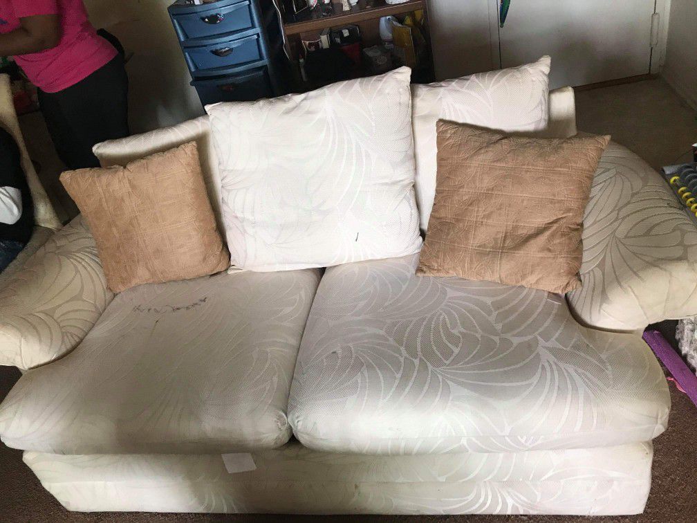 love seat and couch free . pick up only