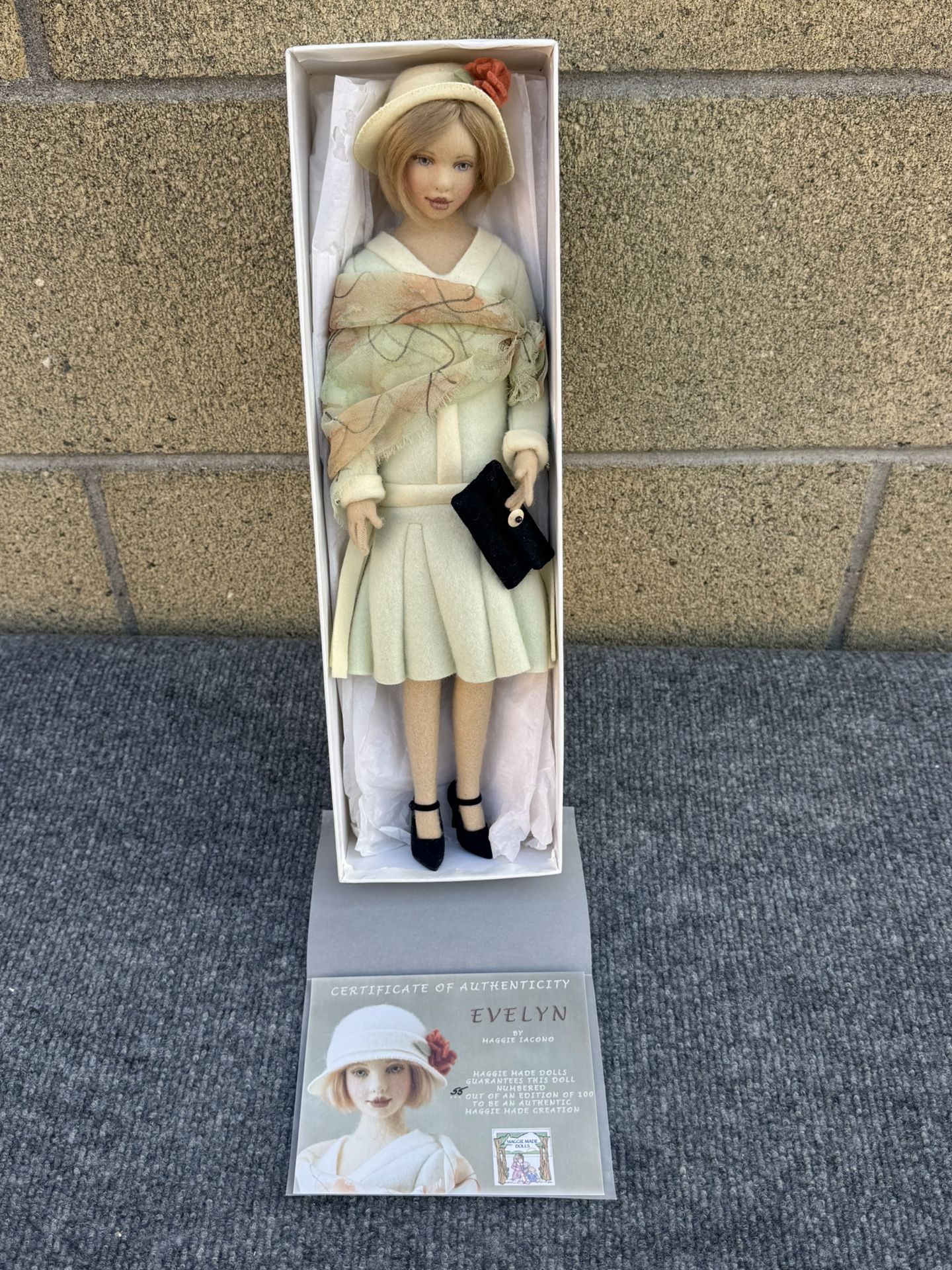 Maggie Iacono "Evelyn"Collection Doll - Limited Edition with Certificate of Authenticity 