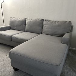 Grey L Shaped Couch 