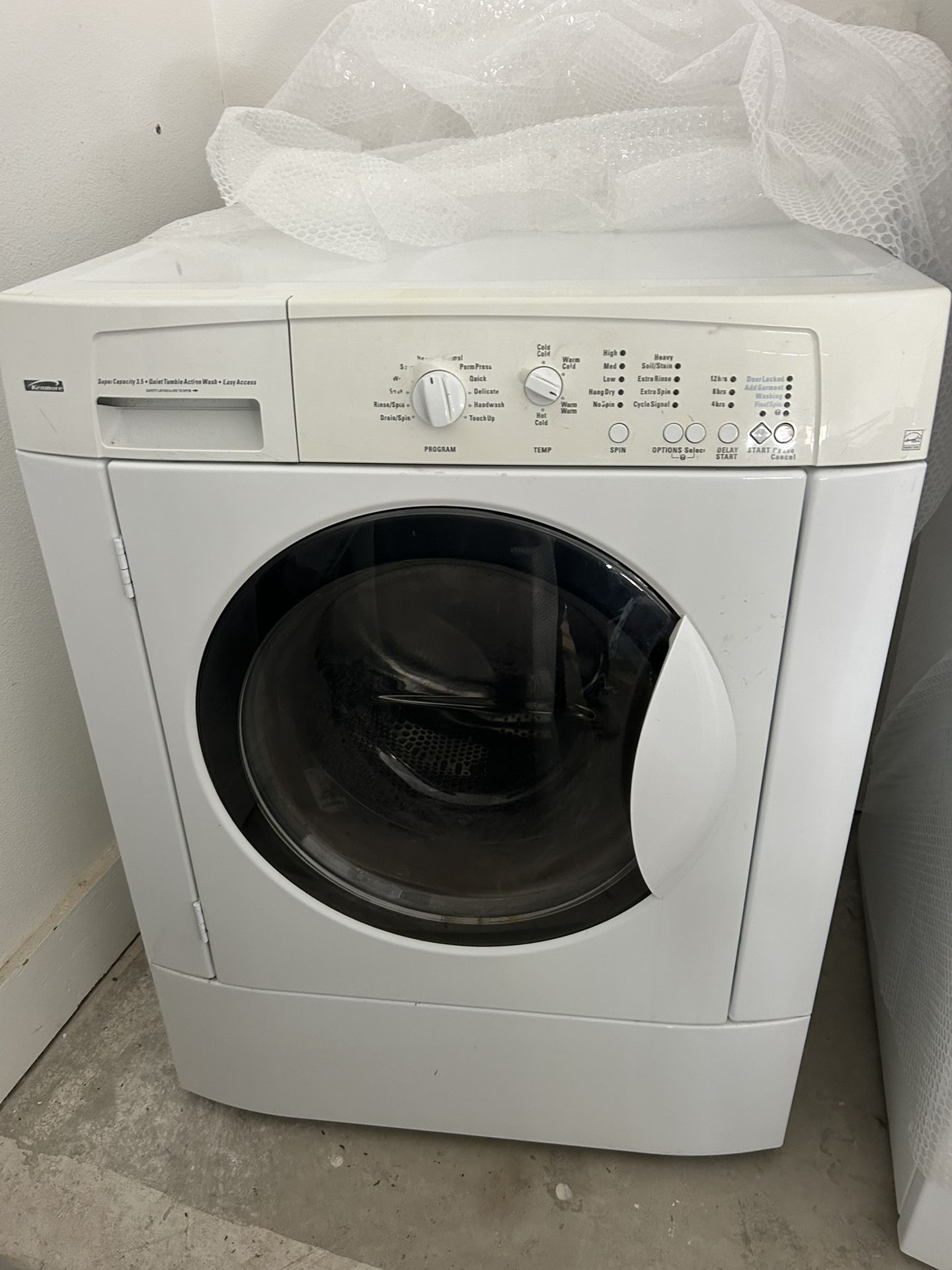 Kenmore Front Load Washer and Dryer