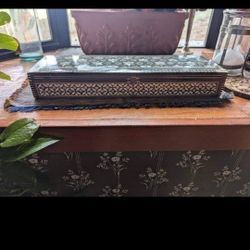 Egyptian Mother Of Pearl Jewelry Box