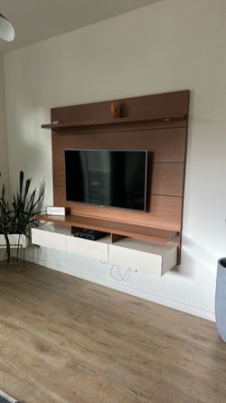 Media center for wall