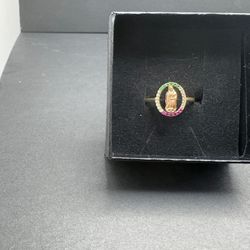 Virgin Mary Yellow Gold 14kart size 7 