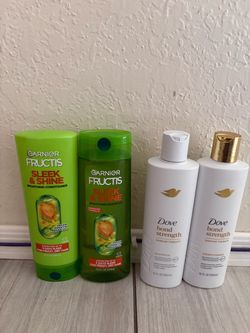 Dove & Garnier shampoo & conditioner $5.00 set