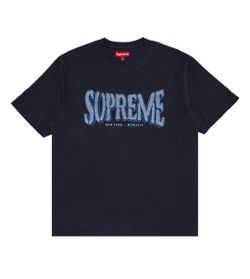 Supreme Flocked Washed S/ S Top
