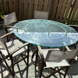 Outdoor Table For Patio With Chair 