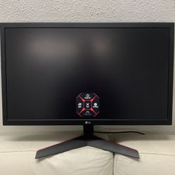 Lg  Gaming Monitor 24 Inches With 2 HDMI Ports And Display Port  ( 144 hz)