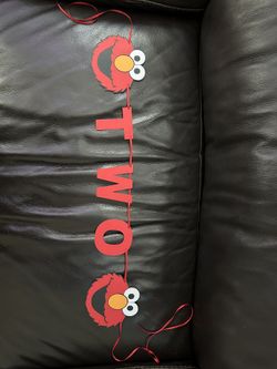 Sesame Street Elmo birthday banner