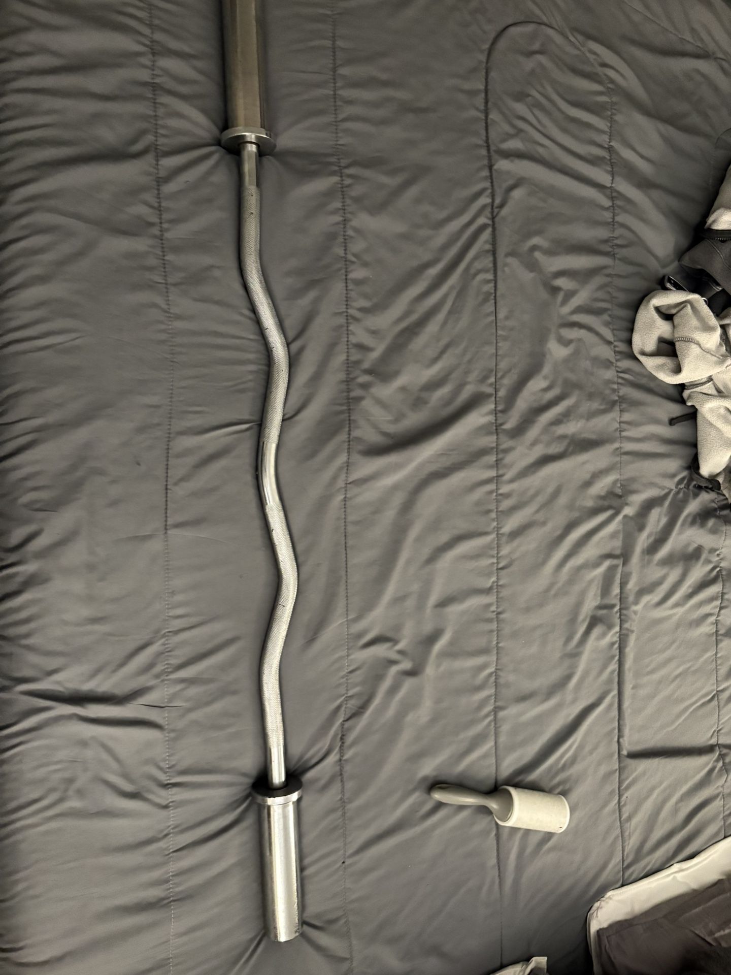 Curl Bar And Weights