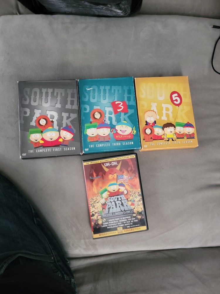 South Park Season 1, 3 And 5 Plus The Movie
