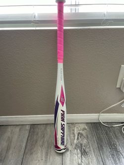 Pink and purple youth softball bat