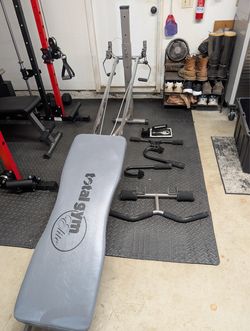 Total gym and accessories