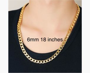18 k gold plated chain 