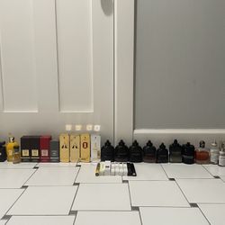 HUGE summer men’s cologne collection log tom ford Parfums de Marley mind games 1 million valentinos Niche And Designer Colognes 