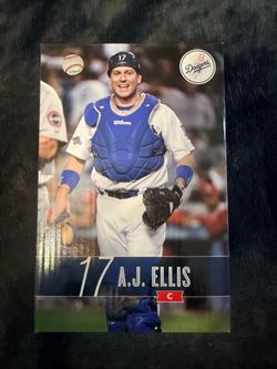 AJ Ellis Bobblehead Los Angeles Dodgers SGA NIB